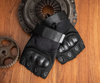 Тактичні рукавиці безпалі Expert M чорні - зображення 7