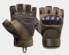 Тактические перчатки безпалые Expert XL хаки - изображение 3