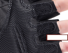Тактические перчатки безпалые Expert XL черные - изображение 4