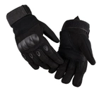 Тактические перчатки полнопалые Expert L черные - изображение 4