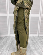 Армейский зимний водонепроницаемый костюм Softshell (куртка и штаны) на флисе и синтепоне (Камуфляж Пиксель) XL - изображение 2