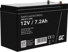 Akumulator Greencell AGM 12V 7.2Ah (5902701411510) - obraz 1