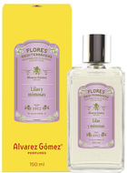 Woda kolońska damska Alvarez Gomez Alv Gomez Flores Mediterraneas Lilas Mimosa 150 ml (8422385630023) - obraz 1