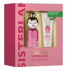 Zestaw damski United Colors of Benetton Sisterland Pink Raspberry Woda toaletowa damska 80 ml + Body Lotion 75 ml (8433982019593) - obraz 1