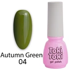 Гель-лак Toki Toki Autumn Green AG04, 5 мл