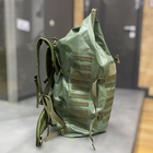 Герметичный баул-рюкзак NERIS, 80 л, цвет – Олива - изображение 3