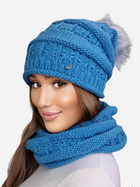 Комплект (шапка + шарф) Kamea K.22.206.18 One Size Блакитний (5903246756029) - зображення 1