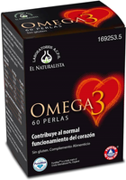 Kwasy tłuszczowe EL NATURALISTA Omega-3 60 Perlas (8410914320439) - obraz 1