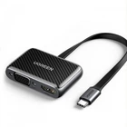 Перехідник USB 2.0 HDMI/VGA HDMI 1.4b UGREEN CM303 70549 support 3D/4Kх2K 30Hz/VGA 1080P 60Hz Чорний