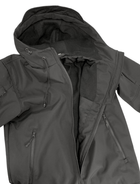 Куртка Tactic4Profi софтшел чорна з підкладкою фліс розмір 3XL (54) - зображення 3