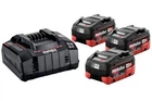 Комплект Metabo: 3 аккумулятора 18 В LiHD 5.5 Ah, зарядное устройство ASC 145 (685074000)