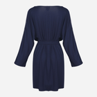 Szlafrok DKaren Fibi S Navy Blue (5903251370081) - obraz 6