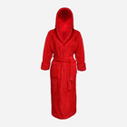 Халат жіночий теплий з капюшоном DKaren Diana 2XL Red (5901780659806) - зображення 2