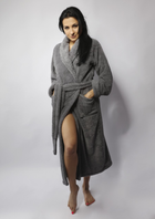 Халат жіночий теплий DKaren Eliza XS Grey (5903251437500) - зображення 4