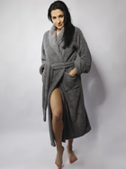 Халат жіночий теплий DKaren Eliza S Grey (5903251437517) - зображення 4