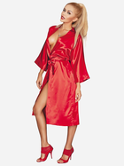 Халат жіночий великого розміру DKaren Plus Size 115 8XL Red (5901780638436) - зображення 1