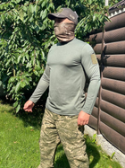 Тактическая футболка с рукавами VOGEL CoolMax Олива M - изображение 3