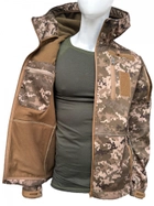 Куртка тактическая Софтшелл пиксель Softshell р. 56-58 - изображение 3