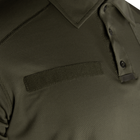 Тактична футболка Поло Tactical Army ID CoolPass Antistatic Olive Camotec розмір XS - изображение 3