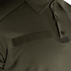 Тактична футболка Поло Tactical Army CoolPass Antistatic Olive Camotec розмір XXL - зображення 3