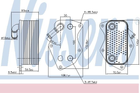 Радіатор масляний VOLKSWAGEN GOLF VI 5K /JETTA III 1K2 05- вир-во Nissens Nissens (90809)