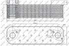 Масляний радіатор MAN TGA, TGS вир-во NRF NRF (31252)