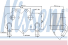 Радиатор масляный OPEL ASTRA G/VECTRA B 95- 2.0 TD пр-во Nissens Nissens (90781)