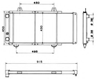 Радіатор охолодження CITROEN PEUGEOT вир-во NRF NRF (52152)