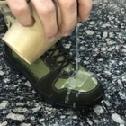 Тактические летние кроссовки ЗСУ олива, военная обувь размер 41 - изображение 3