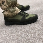 Тактические летние кроссовки ЗСУ олива, военная обувь размер 41 - изображение 10