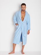 Szlafrok DKaren Male Housecoat 130 M Light Blue (5901780662776) - obraz 1