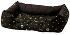 Лежак для собак GoGift Kostka XL 75x55x15 см коричневий (5905359297697) - зображення 1