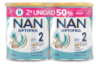 Молочна суха суміш для дітей Nestle Nan Optipro 2 Duplo 2x800 г (7613033958212) - зображення 1