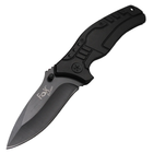 Нож складной Fox Outdoor 44613 Black с металлической рукояткой - изображение 1