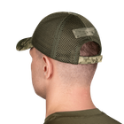 CamoTec бейсболка CM MESH TACTIC MM14, кепка тактична, військова кепка піксель, кепка ріп-стоп піксель - зображення 3
