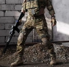 Чоловічий літній костюм камуфляжний тактичний IDOGEAR G3 (убакс+штани) мультикам з наколінниками - зображення 6