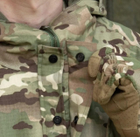 Мужская камуфляжная тактическая теплая зимняя куртка HAN WILD G8 multicam с флисовой подкладкой - изображение 5