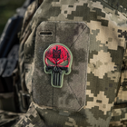 M-Tac нашивка Punisher Червоний GID - изображение 6
