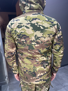 Куртка теплая флисовая тактическая Squad Softshell Мультикам M - изображение 8