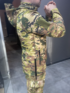 Куртка теплая флисовая тактическая Squad Softshell Мультикам M - изображение 9