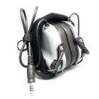 Тактичні активні навушники Earmor М32 + кріплення чебурашка OPS Core Сірий (900893) Kali - зображення 6