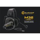 Тактические наушники Earmor М32 FG Оливковый (32008) Kali - изображение 10