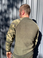 Тактический мужской флисовый свитер Олива-пиксель 3XL (24463) Kali - изображение 3
