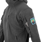 Кофта флисовая Helikon-Tex Alpha Hoodie Jacket Grid Fleece Black XXL - изображение 6