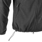 Кофта флисовая Helikon-Tex Alpha Hoodie Jacket Grid Fleece Black XXL - изображение 11