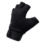 Рукавиці тактичні MIL-TEC Army Fingerless Gloves Black M - зображення 4