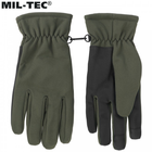 Армійські/тактичні зимові рукавички MIL-TEC SOFTSHELL HANDSCHUHE THINSULATE XL OLIV/Олива (12521301-905-XL) - зображення 4