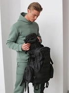 Рюкзак з підсумками Lesko B08 55 літрів Black (0277-R) - зображення 10