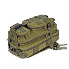 Тактический штурмовой рюкзак Lesko M07G 45л зеленый - изображение 5