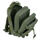 Тактический штурмовой рюкзак Lesko M07G 45л зеленый - изображение 9